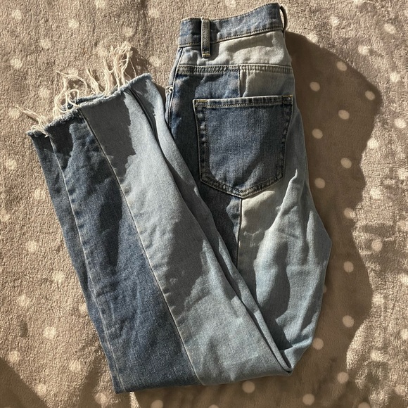 PACSUN: two panel high waisted straight leg jeans - Picture 7 of 7
